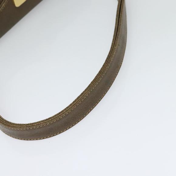 GUCCI Shoulder Bag Leather Brown Gold Auth 126290 - Picture 7 of 16